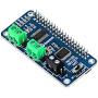 sb components Raspberry Pi Motor Driver Board I2C IIC Interface Motor Driver HAT for Raspberry Pi - Control 2 DC Motors Simultaneously