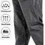 Rain Pants Men, Waterproof Pants Mens Fishing Pants, Work Rain Gear Pants for Men Motorcycle Hiking Outdoor Windproof Golf