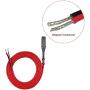QIUCABLE SAE Quick Disconnect Extension Cable - 12Ft 16AWG SAE 2 Pin Bullet Quick Release Connector Lead Wire Harness, SAE Single Plug Battery Charging Cable for Solar Panel Car Truck Motorcycle