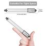 Justech 100mm Linear Actuator 12V 4-inch Linear Actuator Motor 32N Mini Linear Motor for Car RV Electric Door Opener Industrial Agricultural Machinery Clean Vessels Cargo Medical Window-Silver