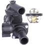 SCITOO 06508355AA Engine Coolant Thermostat Housing Fit for 2011-2013 for Chrysler 200 2008-2010 for Chrysler Sebring 2009-2013 for Dodge Avenger Thermostat Housing