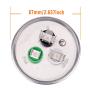 HUAREW 80+7.5 uF ±6% 80/7.5 MFD 370/440 VAC CBB65 Dual Run Start Round Capacitor for Condenser Straight Cool or Heat Pump Air Conditioner or AC Motor and Fan Starting