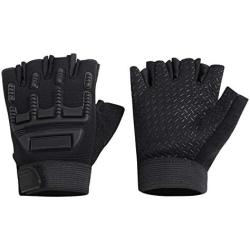 Biking Gloves Kids Boys Girls Cycling Exercise Gloves Half Finger Fingerless Gloves Child Motor Bike Riding Anti-Slip Weight Lifting Bike Workout Climbing Bicycle Gloves Gym Skate Gloves