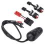 Electric Wheelchair Joystick Controller Replacement Brushed 4P Joystick Controller Electric Mobility Wheelchairs Accessory EABS Parking Function-0‑50A 24V DC Motors with Brake