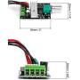 QWORK 80W 6V 12V 24V 28V 3A PWM Speed Control Reversible Switch Adjustable DC Motor Speed Controller 1203BB DC Motor Driver Commutation Reversing, 2 Packs