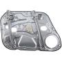 A-Premium Power Window Regulator with Panel and Motor Compatible with Kia Rio Rio5 2006-2011 Front Passenger Side