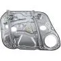 A-Premium Power Window Regulator with Panel and Motor Compatible with Kia Rio Rio5 2006-2011 Front Passenger Side