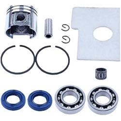Motor Piston Crankshaft Oil Seal Bearing Air Filter Kit for Stihl MS180 MS 180 018 Chainsaw Spare Parts 38mm