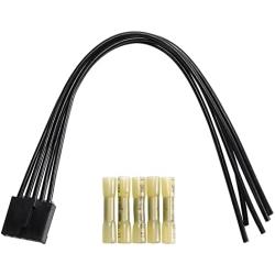 Anina WPT1285 AC Fan Blower Motor Resistor Pigtail Wiring Harness for 2012-2015 Ford Fusion, 2012-2014 Lincoln MKZ Hybrid, 2010-2011 Mercury Milan Blower Motor Pigtail OE# 645-512, 12167129