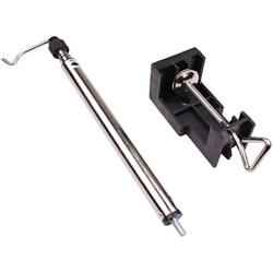 Rotary Tool Round Grinder Telescopic Hanging Stand Holder, Rotary Tool Hold Hanger Stand Clamp | Heavy Duty Flex Shaft Hanger Stand Tool for Household Instustrial Outdoor (Black)