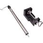 Rotary Tool Round Grinder Telescopic Hanging Stand Holder, Rotary Tool Hold Hanger Stand Clamp | Heavy Duty Flex Shaft Hanger Stand Tool for Household Instustrial Outdoor (Black)