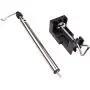 Rotary Tool Round Grinder Telescopic Hanging Stand Holder, Rotary Tool Hold Hanger Stand Clamp | Heavy Duty Flex Shaft Hanger Stand Tool for Household Instustrial Outdoor (Black)