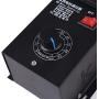 Fafeicy Universal DC Motor Speed Controller,6V - 90V PLC 15A PWM Variable Speed Control Generator Kit with Output Volt LED Display