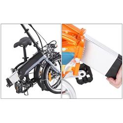Jieoto EBike Pedelec Battery 48V 7.5AH 9AH Folding Electric Bicycle Lithium Li-ion Battery with Charger and BMS Protection Board, for 250W 350W 500W Bike Motor