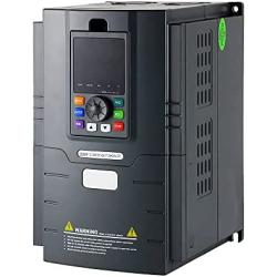 ATO 10 hp 7.5 kW VFD,24A 220V, 230V, 240V Single Phase to Three Phase Output Variable Frequency Drive Motor Speed Converter