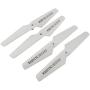 Upgraded Spare Parts for Syma X5 X5C X5C-1 RC Mini Quadcopter Drone Motors Main Blade Propellers Motor Base Propeller Protectors Blades Frame Landing Skid Included Mounting Screws Set White