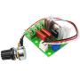 Stayhome 1pcs PWM 2000W High Power Motor Speed Controller SCR Voltage External knob Regulator Dimming Thermostat Module AC 220V 25A Adjustable