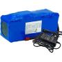 Wnicek 36V Ebike Battery 12000mAh 10S 4P Rechargeable Lithium-ION Battery Pack Customizable Lithium Battery with BMS and 42V Charger Fits for 200W 250W 350W 500W Motor