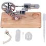 Stirling Engine Model Kit, Simple to Operate Stainless Steel Smoother Operation Zinc Alloy Multi Purpose Stirling Engine Motor Toy