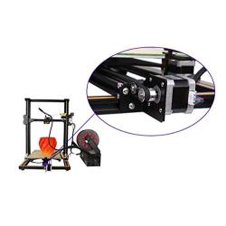 Nema 17 Stepper Motor Mounting Bracket, Y Axle/Axis Alumina 3D Printer Support Replacement Accessories with Screws, for CR-10