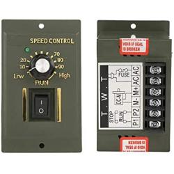 120W DC Motor Speed Regulator Permanent Magnet Motor Speed Controller Input 220V AC Output 0-220v Motor Speed Controller