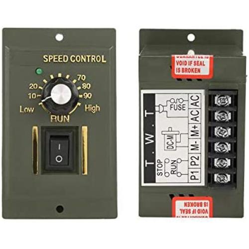120W DC Motor Speed Regulator Permanent Magnet Motor Speed Controller Input 220V AC Output 0-220v Motor Speed Controller