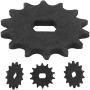 VGEBY Cast Iron Sprocket, 10T Sprocket 12T Sprocket 14T Sprocket for Electric Scooter
