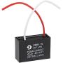 uxcell Ceiling Fan Capacitor CBB61 5uF 450V AC 2 Wires Metallized Polypropylene Film Capacitor 47x32x19mm for Electric Fan Pump Motor Generator