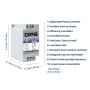 Myung Youn Electronics Single Phase to 3 Converter, My-PS-5 Model, Suitable for 3HP(2.2Kw) 9 Amp 200-240V Motor, Only One Motor Should DPS Be Used, Input/Output 200V-240V, Digital Type MY-PS-5-N-1