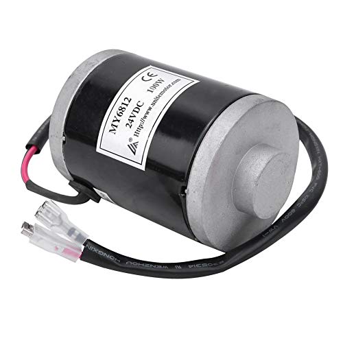 Alomejor 24V 100w Brushed Motor High Speed Brush Motor with Belt Pulley for Electric Bike Scooter E-Bike Controller