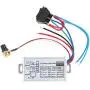 PWM DC Motor Speed Controller, DC 9V-60V & 20A Max Brush Motor Stepless Speed Controller with Forward-Brake-Reverse Switch & Ajustable Potentiometer