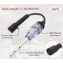 Inline Spark Plug Tester, Plug Engine Ignition Tester for Automotive, Car, Lawnmower, Small Motor Vehicles Engines - Coil/Armature Diagnostic Detector Tool Spark Plug Tester (4 pcs)
