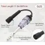 Inline Spark Plug Tester, Plug Engine Ignition Tester for Automotive, Car, Lawnmower, Small Motor Vehicles Engines - Coil/Armature Diagnostic Detector Tool Spark Plug Tester (4 pcs)