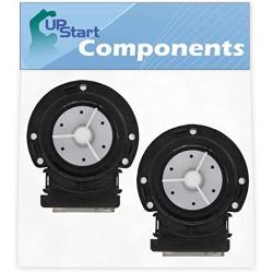 2-Pack 4681EA2001T Washer Drain Pump Motor Replacement for LG WM2077CW (ABWEEUS) Washing Machine - Compatible with 4681EA2001T Water Pump - UpStart Components Brand