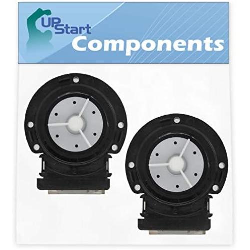 2-Pack 4681EA2001T Washer Drain Pump Motor Replacement for LG WM2077CW (ABWEEUS) Washing Machine - Compatible with 4681EA2001T Water Pump - UpStart Components Brand