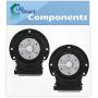 2-Pack 4681EA2001T Washer Drain Pump Motor Replacement for LG WM2077CW (ABWEEUS) Washing Machine - Compatible with 4681EA2001T Water Pump - UpStart Components Brand