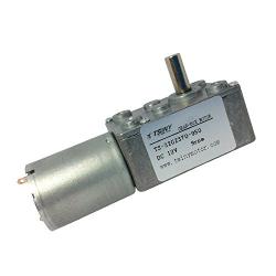 BEMONOC High Torque 12V 9 RPM Motor Small Worm Geared Reducer Motor with Metal Gear Box