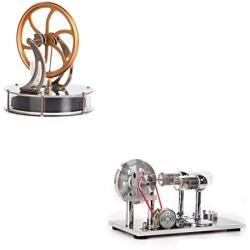 Sunnytech Hot Air Stirling Engine Motor Low Temperature Stirling SC001-LT001