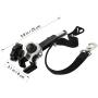 Homoyoyo Bike Trailer Coupler Attachment Hitch Quick Release Linker Adapter Bicycle Rear Trailer Replacement Axle Mount Hitch Parts Style 1