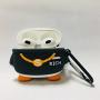 LVANLLF Cool Silicone Hiphop Duck Cartoon Animals Unique Stylish Headphone Case Compatible with Airpods 3rd 2021 Airpods 3 Headphones Funny Cover with Key Hook for boy girl Teenager Friends Best Gift