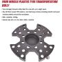 Tire Dolly Wheel Assembly Dolly with 360° Rotation - 350 Pound Capacity, Automotive Accessories for Car, Truck, and Motorcycle Tires