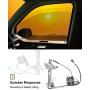 A-Premium Power Window Regulator with Motor Compatible with Chevrolet Impala 2000-2005 Rear Passenger Side