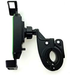 Bike Phone Holder, 360°Rotation Universal Adjustable Bicycle Motorcycle Phone Mount Cradle Clamp for Bicycle,Motorcycle,Motorbike,Moped,Scooter- AntiShake & Nonslip -3.5 to 6.5 Inch Smartphone