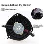 HVAC Blower Motor Assembly 700160 88973567 PM9243 Blower Motor with Fan Cage for 2003-2008 Pontiac Vibe