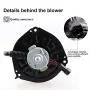 HVAC Blower Motor Assembly 700160 88973567 PM9243 Blower Motor with Fan Cage for 2003-2008 Pontiac Vibe