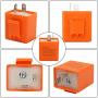Tuimiyisou Flasher Relay 2-Pin DC 12V LED Motorbike Turn Signal Indicator Speed Controller Orange 2-Pin Flasher Relay Car Cleaners