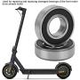 SPYMINNPOO Ball Bearings, 2pcs Ball Bearings Electric Scooter Front Motor Drive Wheel Bearings Compatible with M365/1S/PRO