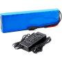 Grideto 36V 30Ah Battery E Bike Lithium Battery Pack,18650 Li-Ion Battery,with Charger,for 200W ~ 500W Motor Electric Bike Motorcycle Scooter