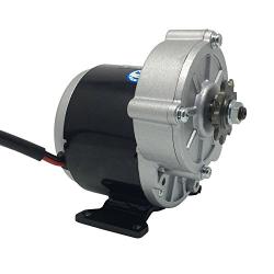 BEMONOC 24 Volt 350 Watt MY1016Z3 Gear Reduction Electric Motor with 9 Tooth Sprocket