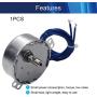 Moteur Synchrone TYC-50 pour Tournefeuille, Moteur 4W AC 110V 20-24 RPM Faible RPM, Moteur de Rotation pour Manufature Artisanale, Projet Scolaire, Modèle, Rotissoire - 1 Pièce Moteur Synchrone TYC-50 pour Tournefeuille, Moteur 4W AC 110V 20-24 RPM Faible RPM, Moteur de Rotation pour Manufature Artisanale, Projet Scolaire, Modèle, Rotissoire - 1 Pièce